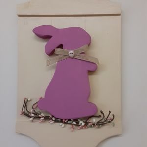 Wooden Bunny Decoration